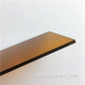 Placa de resistencia de PC reforzada negra de 4 mm en doble cara